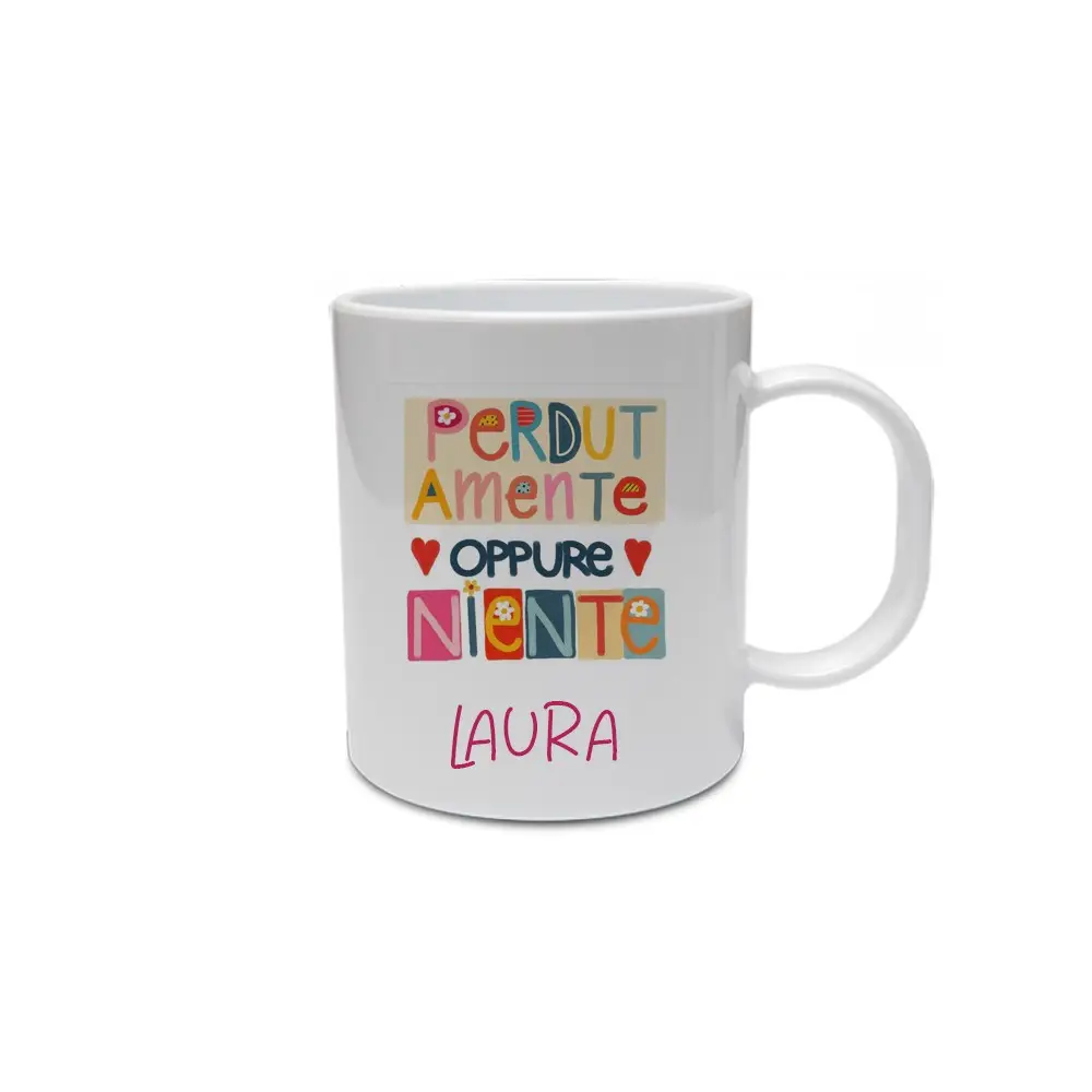 Tazza "perdutamente" Personalizzabile