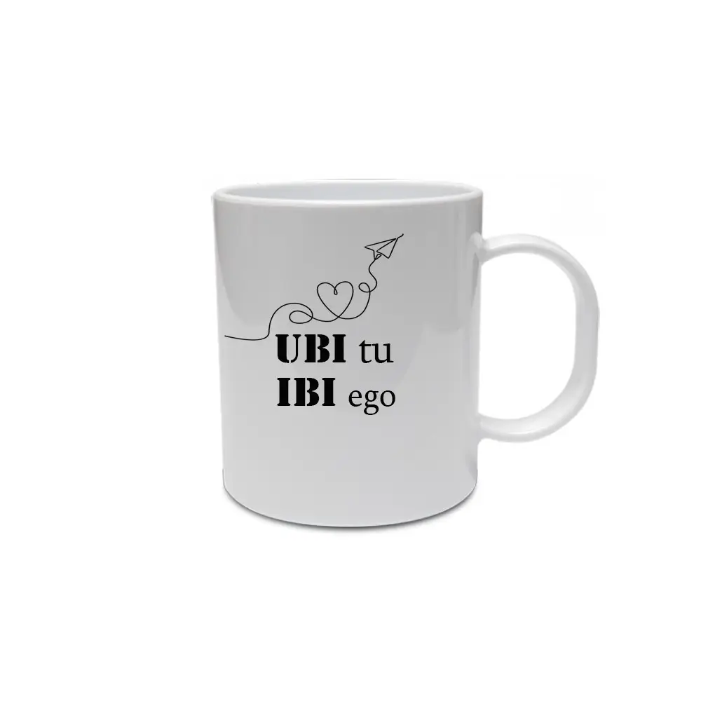 Tazza "ubi tu ibi ego" Personalizzabile