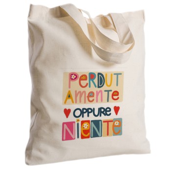 Shopper in Tessuto 2 pz Perdutamente oppure niente