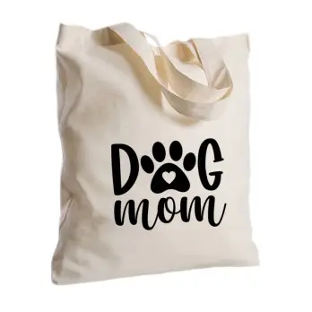 Borsa Shopper Personalizzabile 2 pz Dog Mom