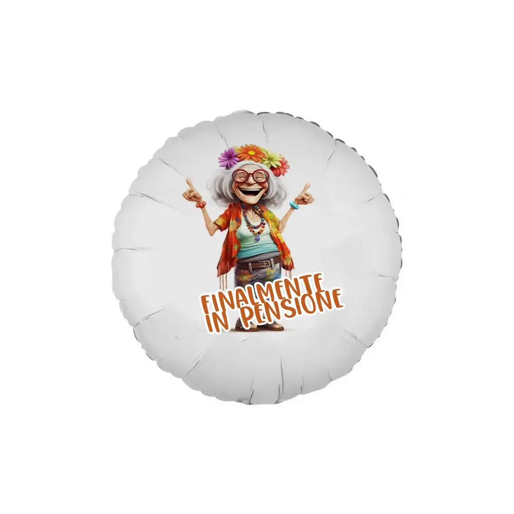 Palloncino foil Pensione personalizzabile