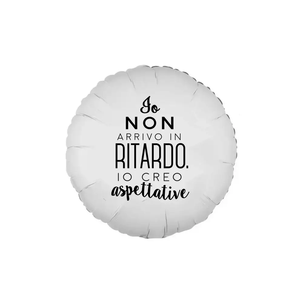 Palloncino simpatico per ritardatari 43 cm