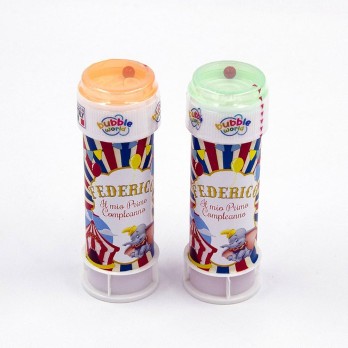 Bolle di Sapone Personalizzabili con grafica e nome - 10 pz