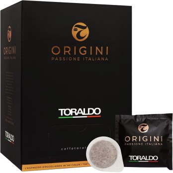 set regalo 1 conf. Cialde da 150 pz Caffè Toraldo Origini + 2 tazzine personalizzabili