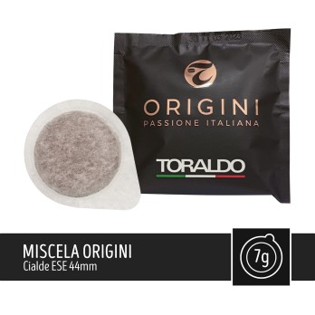set regalo 1 conf. Cialde da 150 pz Caffè Toraldo Origini + 2 tazzine personalizzabili