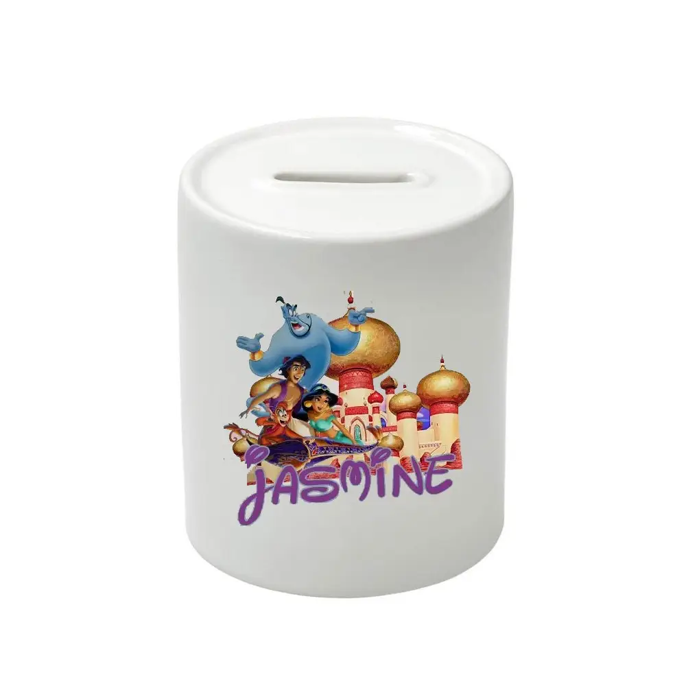 Salvadanaio in Ceramica Aladdin con nome
