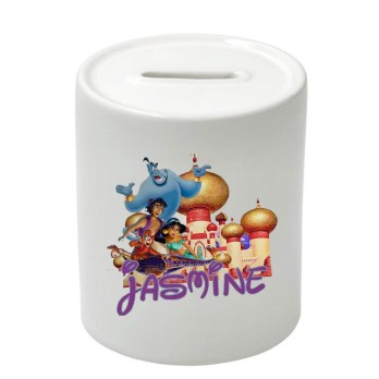 Salvadanaio in Ceramica Aladdin con nome