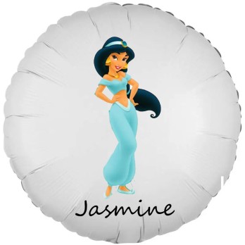 Palloncino foil Jasmine Aladdin personalizzabile - 43 cm