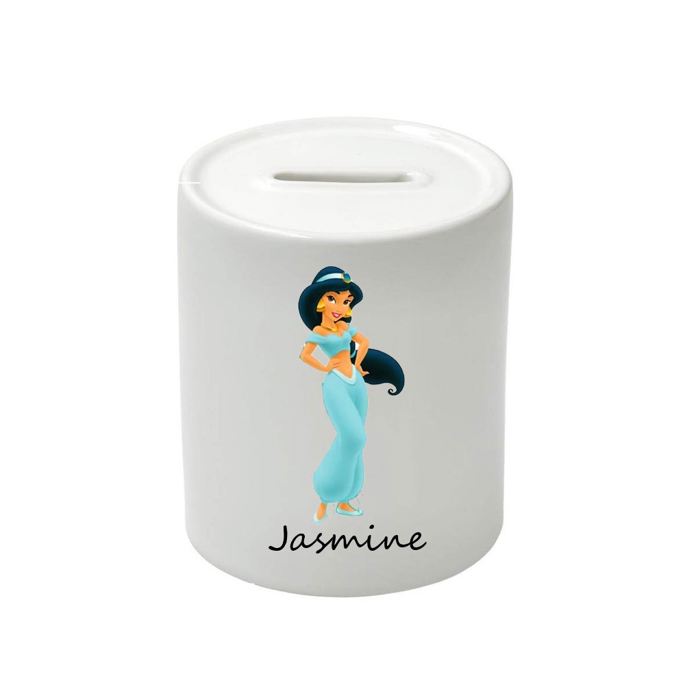 Salvadanaio in Ceramica Jasmine personalizzabile