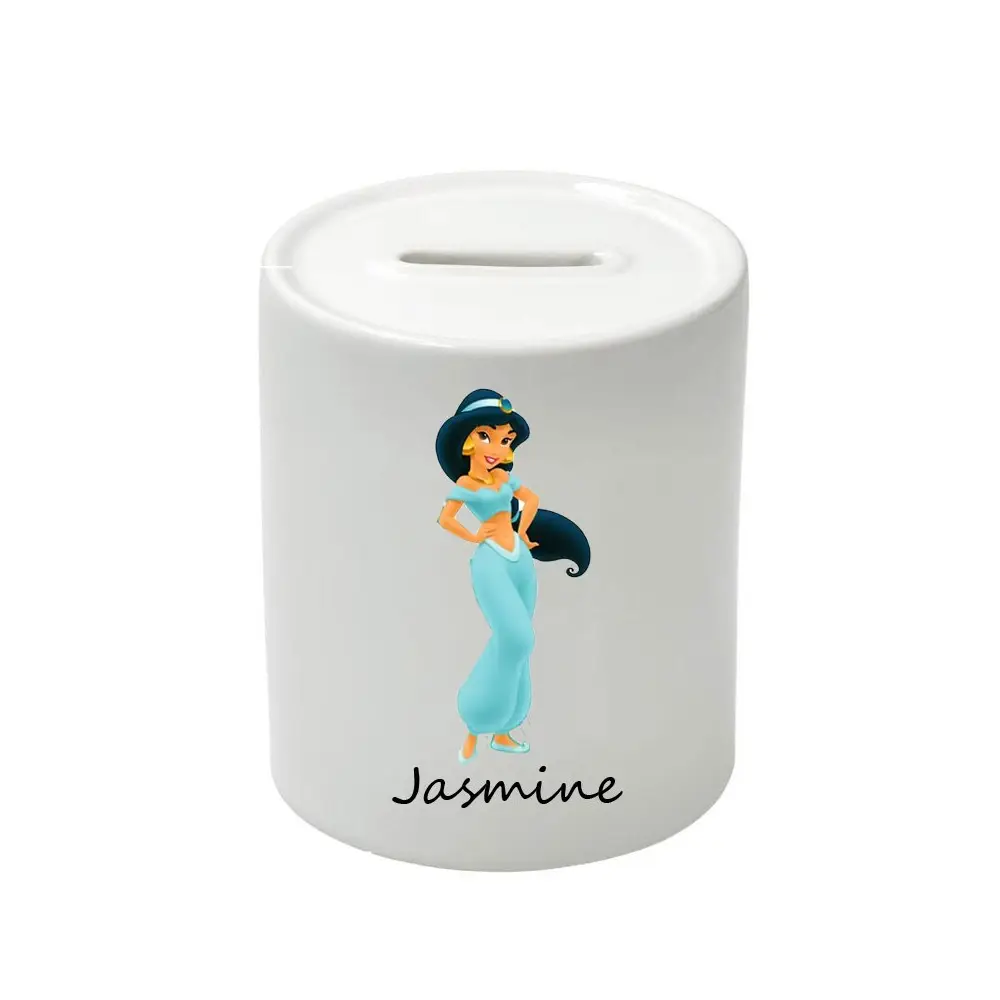 Salvadanaio in Ceramica Jasmine personalizzabile