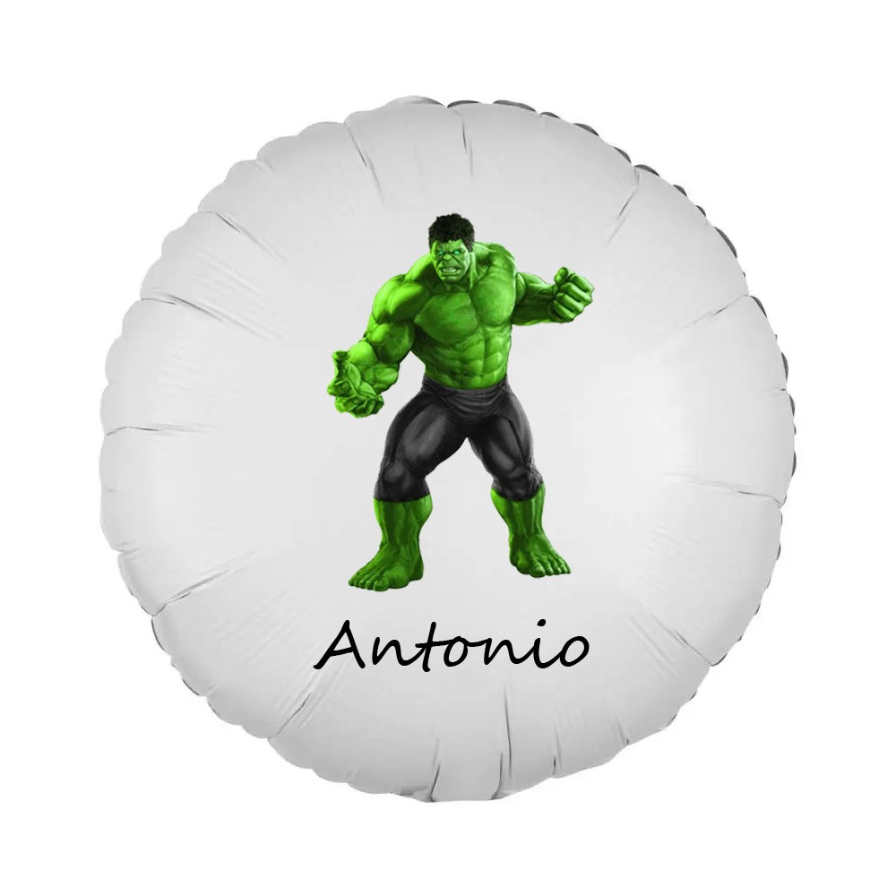 Palloncino foil Hulk personalizzabile - 43 cm