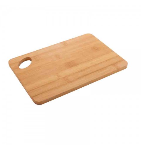 Tagliere in bambù con foro fustellato AP808056 180×270×10 mm