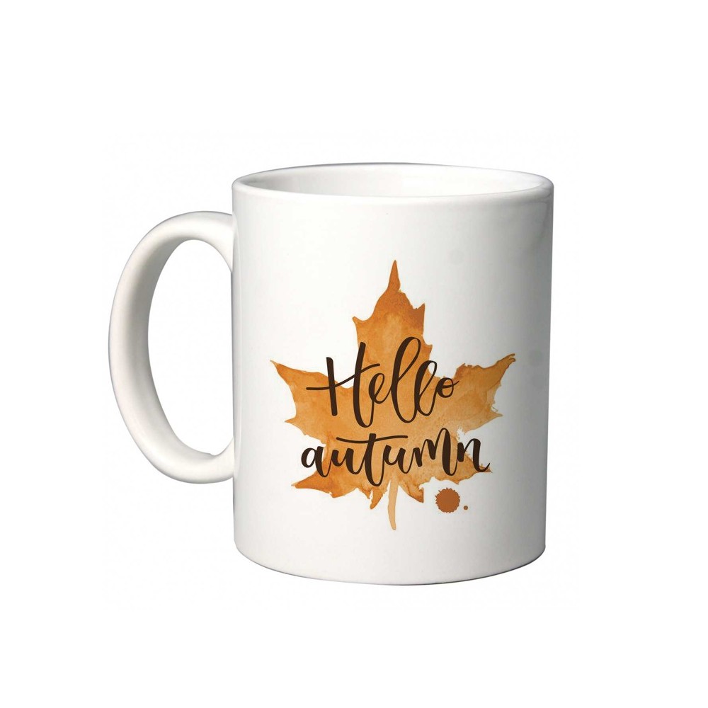 Tazza "Hello autumn" personalizzabile