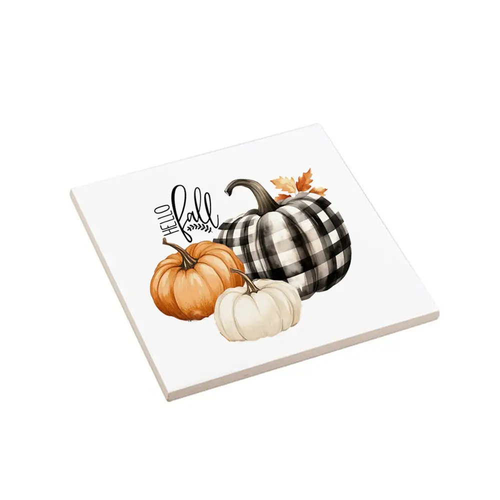 Mattonella decorativa sottopentola hello fall - autunno