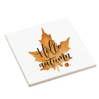 Mattonella decorativa sottopentola "Hello autumn"