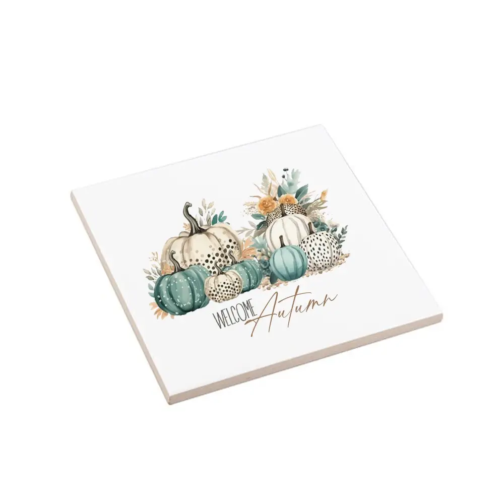 Mattonella decorativa sottopentola "Welcome Autumn"