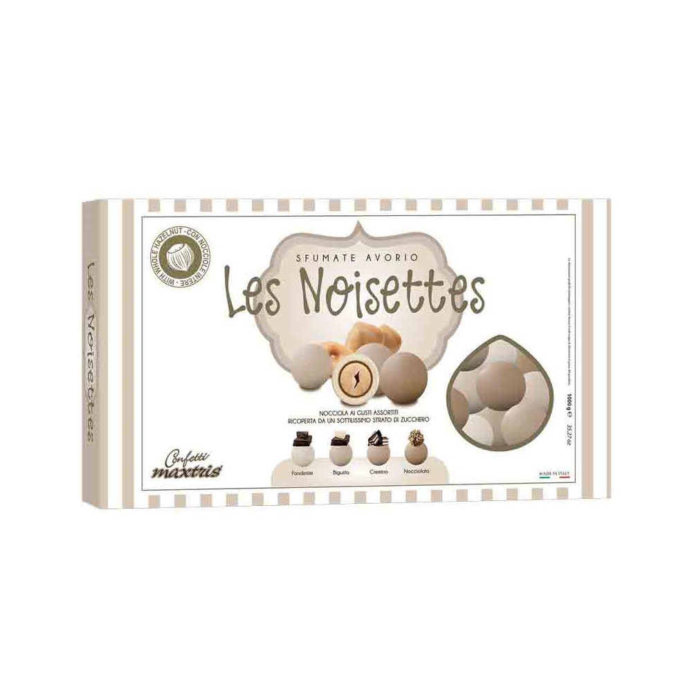 Confetti Maxtris Les noisettes Sfumati Avorio NOISFUAV