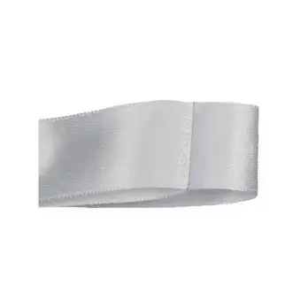 Nastro raso bianco  mm 25 x 50 metri DRB25-SR004