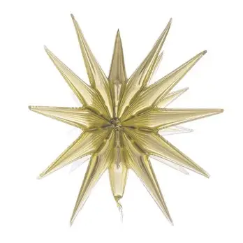 Palloncino foil Stella 3D champagne 50 x 46 cm FG-G3SZ