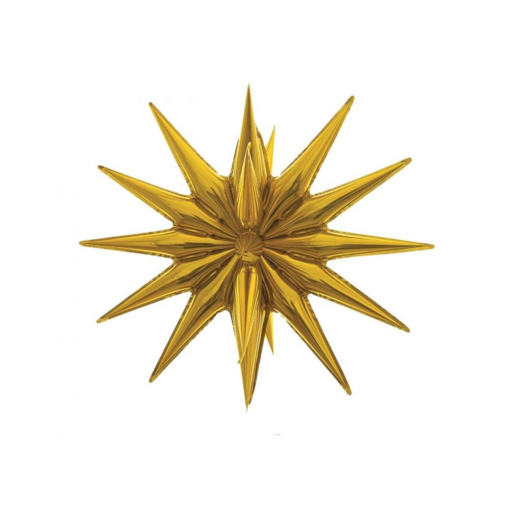 Palloncino foil Stella 3D oro 50 x 46 cm FG-G3ZL