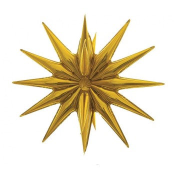 Palloncino foil Stella 3D oro 50 x 46 cm FG-G3ZL