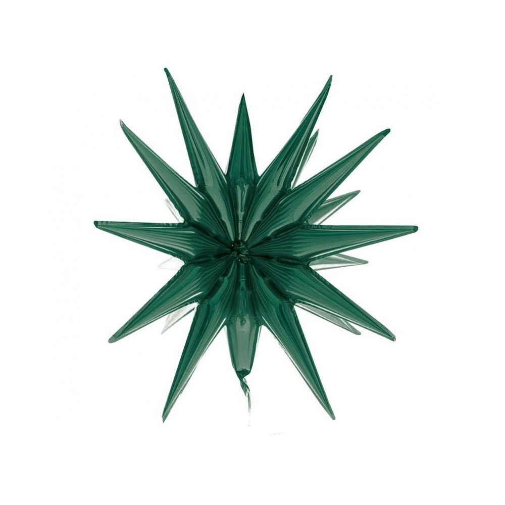 Palloncino foil Stella 3D verde 50 x 46 cm FG-G3ZB