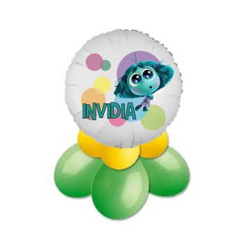 Centrotavola con palloncino Invidia Inside out 2