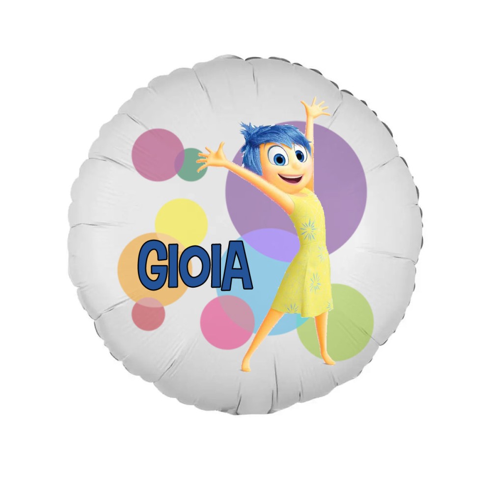 Centrotavola con palloncino Gioia Inside out 2