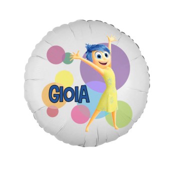 Centrotavola con palloncino Gioia Inside out 2