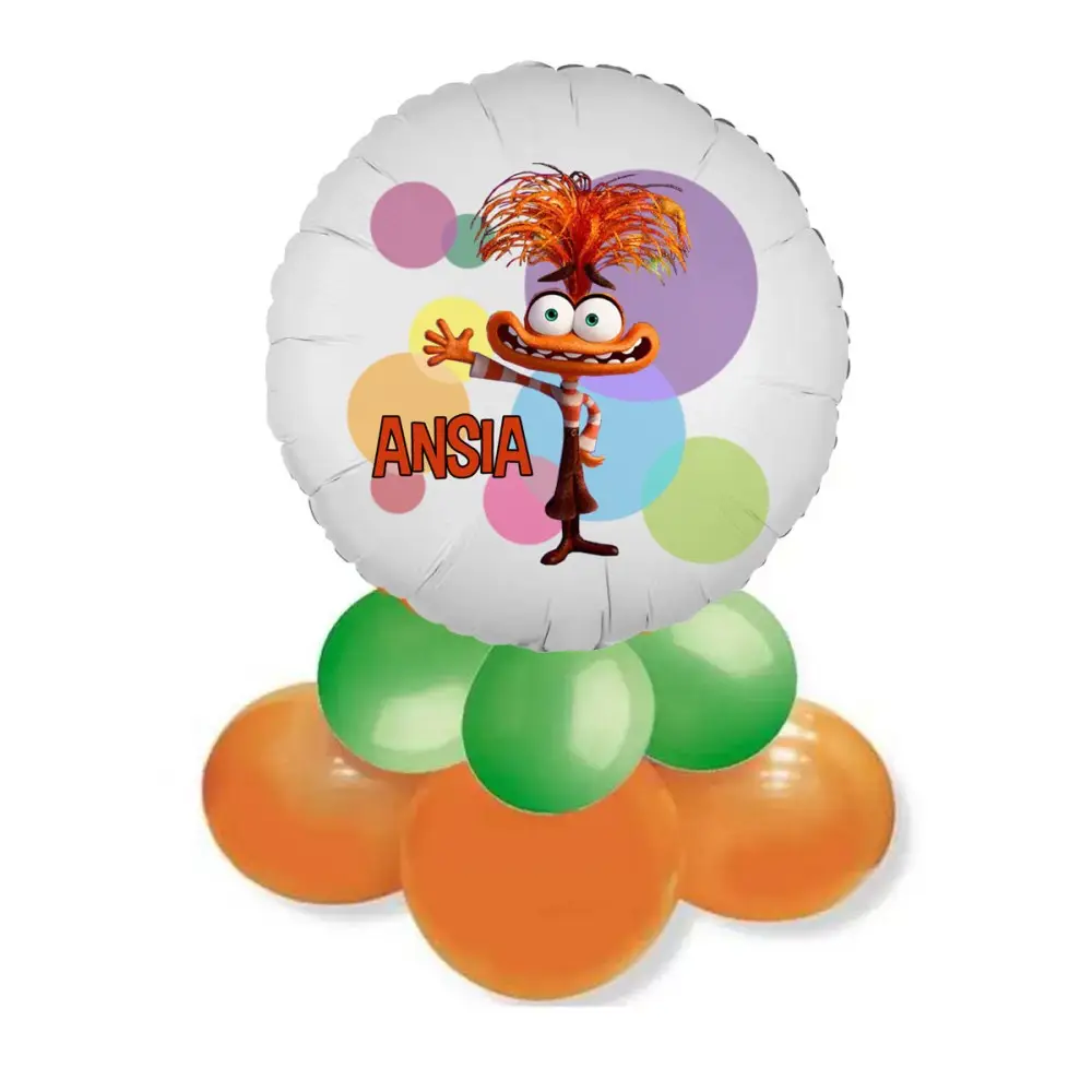 Centrotavola di palloncini Ansia - Inside out 2