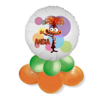 Centrotavola di palloncini Ansia - Inside out 2