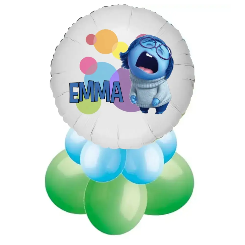 Centrotavola con palloncino Tristezza - Inside out 2