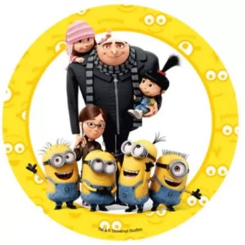 Cialda tonda Cattivissimo me Minions