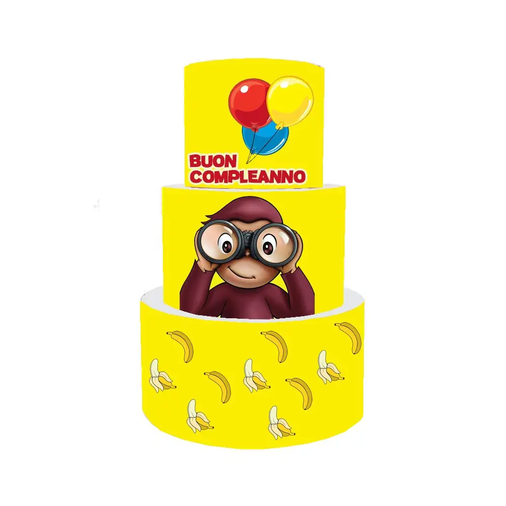 Torta Scenografica Curioso come George