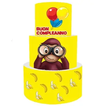 Torta Scenografica Curioso come George