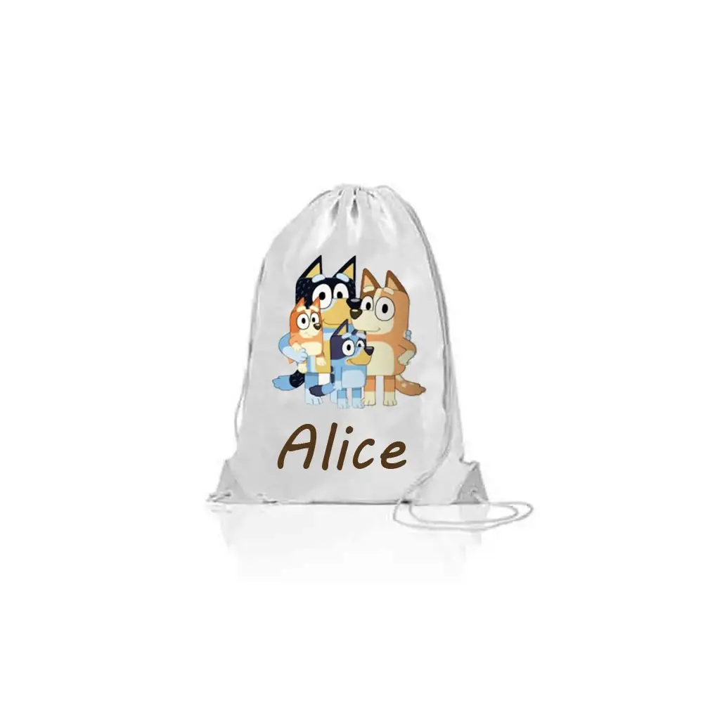 Sacca Zaino Bluey Personalizzabile  - 5 pz