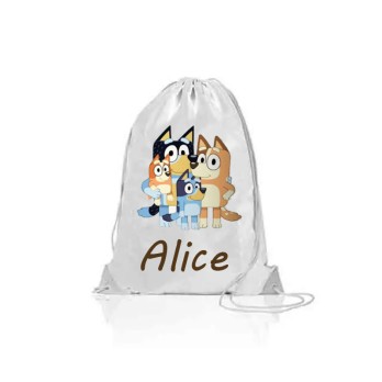Sacca Zaino Bluey Personalizzabile  - 5 pz