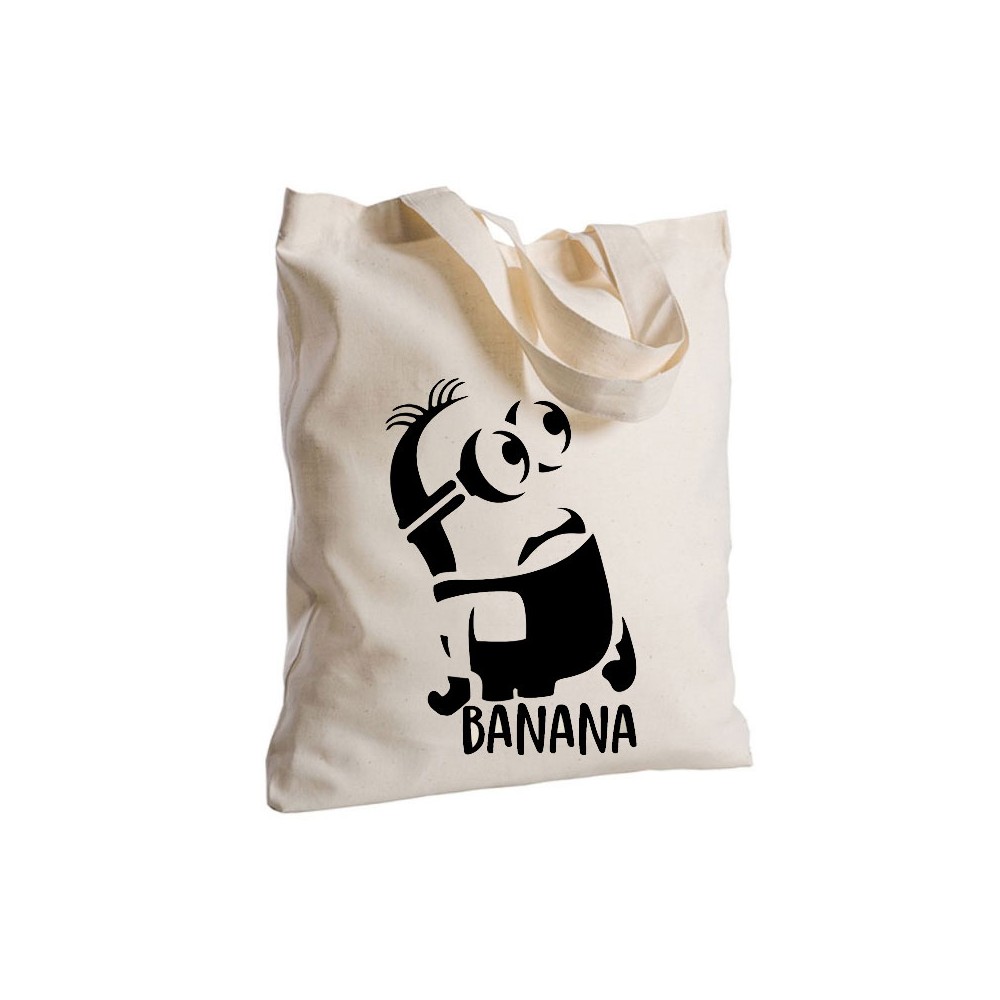 Shopper Silhouette Minions out 2 Personalizzabile 2 pz