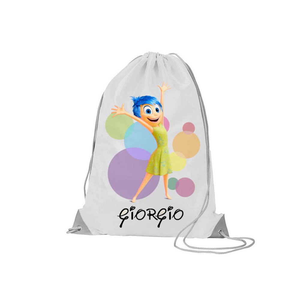 Sacca Zaino Gioia Inside out 2 Personalizzabile  - 5 pz