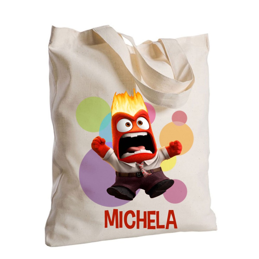 Shopper Rabbia Inside out 2 Personalizzabile 2 pz