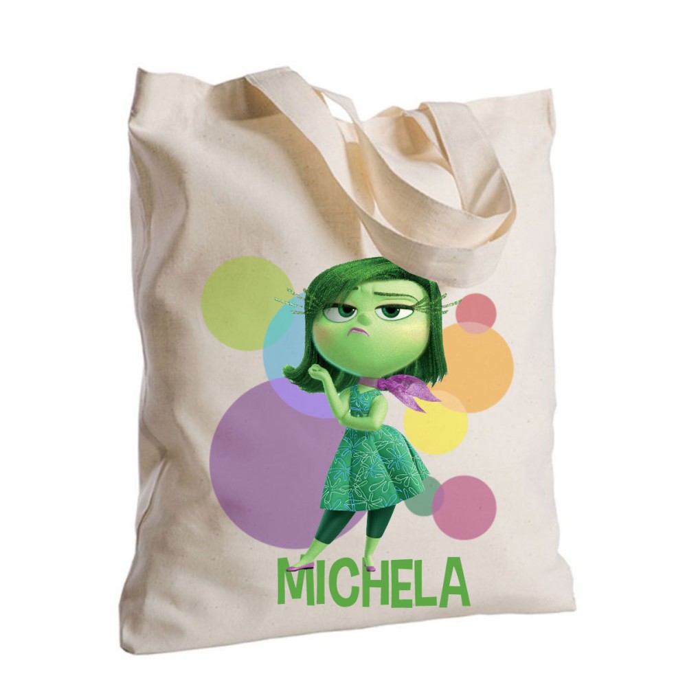 Shopper Disgusto Inside out 2 Personalizzabile 2 pz