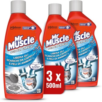Mr Muscle Sciogli Capelli 3 pezzi da 500ml