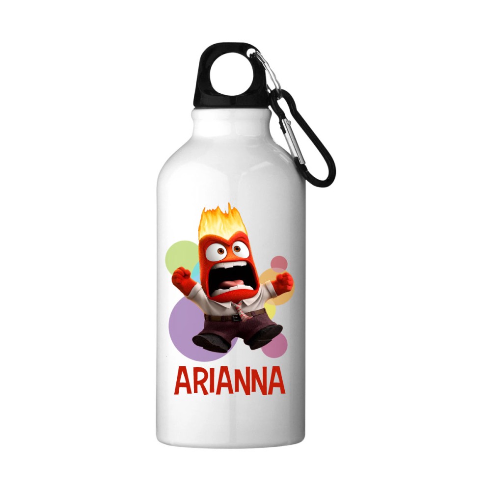 Borraccia in Alluminio Rabbia Inside out 2 Personalizzabile