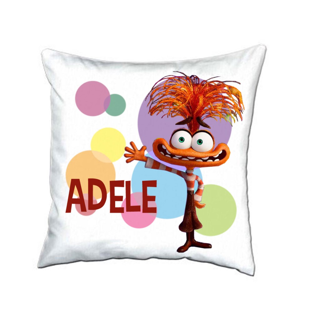 Cuscino quadrato Ansia Inside out 2 personalizzabile