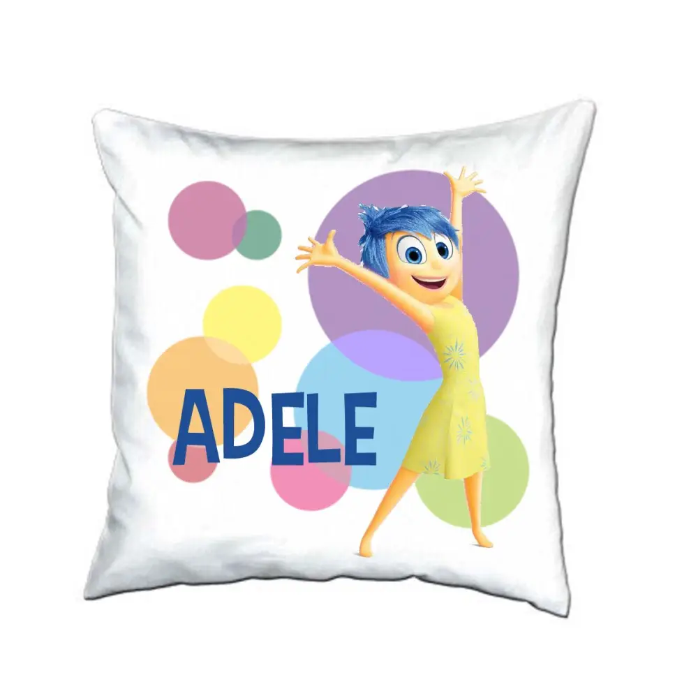 Cuscino quadrato Gioia Inside out 2 personalizzabile