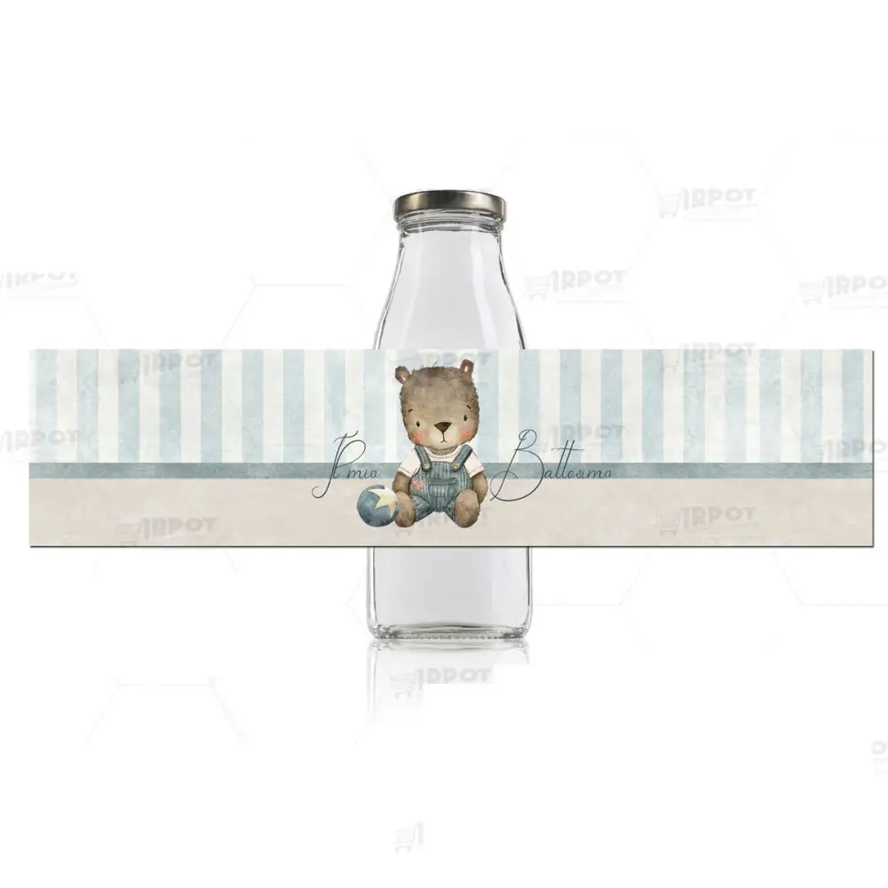 Fascetta adesiva Orsetto Vintage - 12 pz