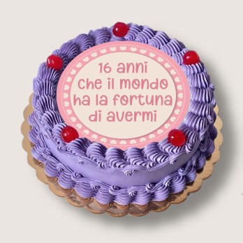 Cialda Ugly cake Personalizzabile Il mondo ha la fortuna di avermi