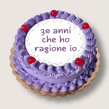 Cialda Ugly cake Personalizzabile ho ragione io