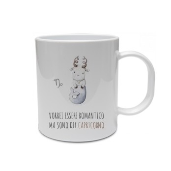 Tazza segno zodiacale Capricorno con frase ironica