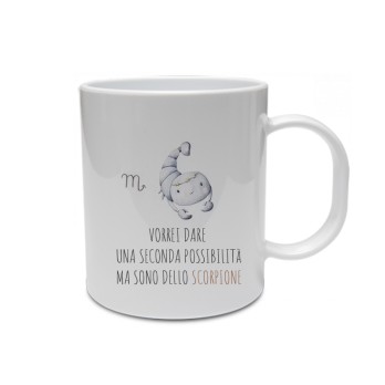 Tazza segno zodiacale Scorpione con frase ironica